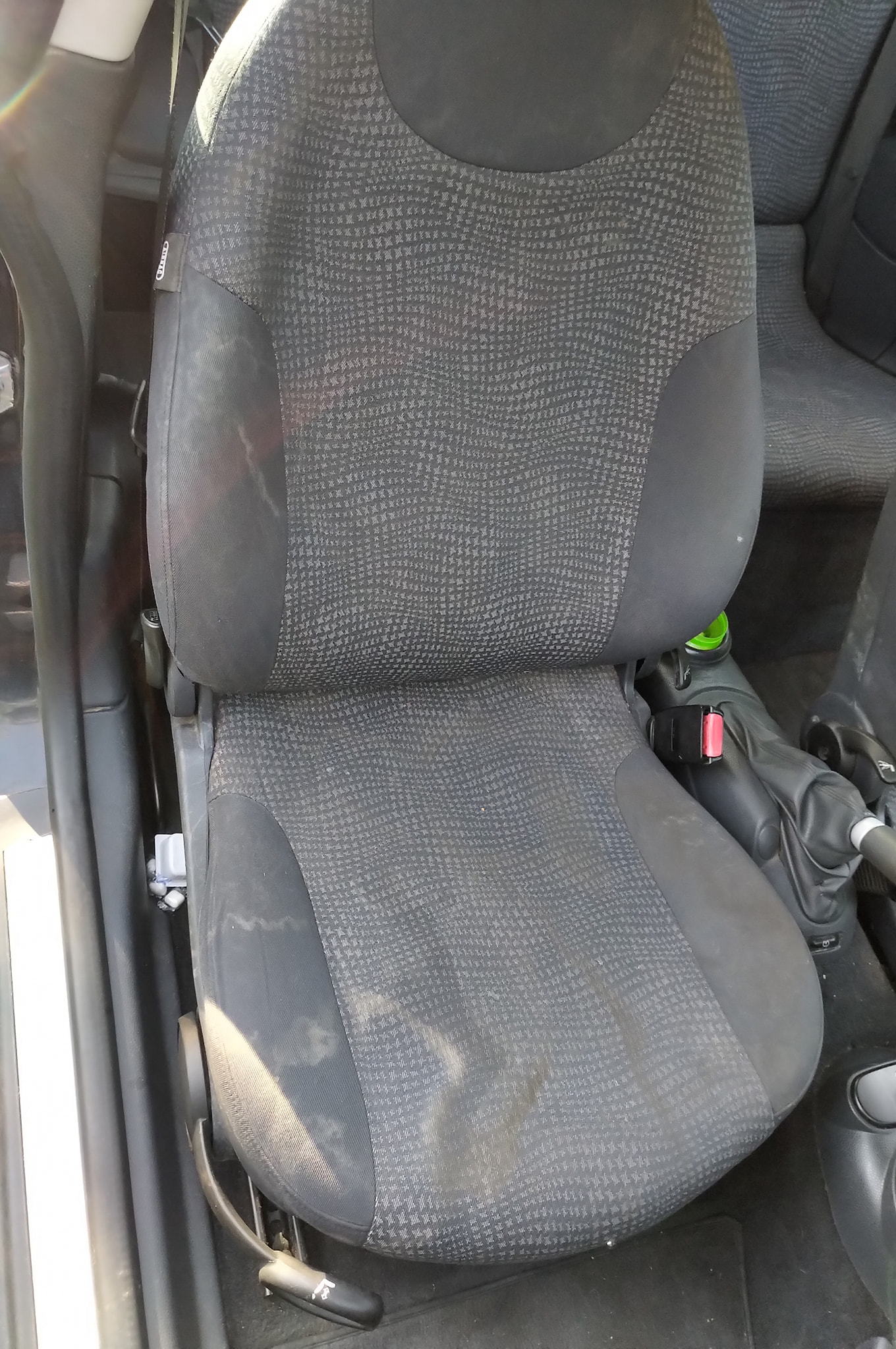 Banquette avant nettoyage